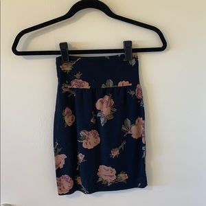 Aritzia Spandex Floral Skirt